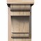 Ekena Millwork New Brighton Smooth Corbel w/Backplate, Douglas Fir, 7 1/2"W x 12"D x 12"H COR08X12X12NEB01SDF - alternate 2